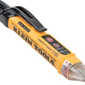 Klein Tools NCVT-5A Voltage Tester, Non-Contact Dual Range Voltage Tester Pen with Integrated Laser Pointer and Visual and Audible Alerts